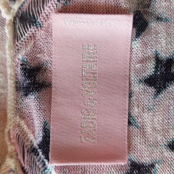 NWOT Zadig & Voltaire Star-print V-neck Cardigan In Pink - Picture 5 of 15